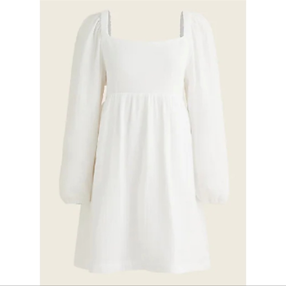 JCrew square neck gauze dress